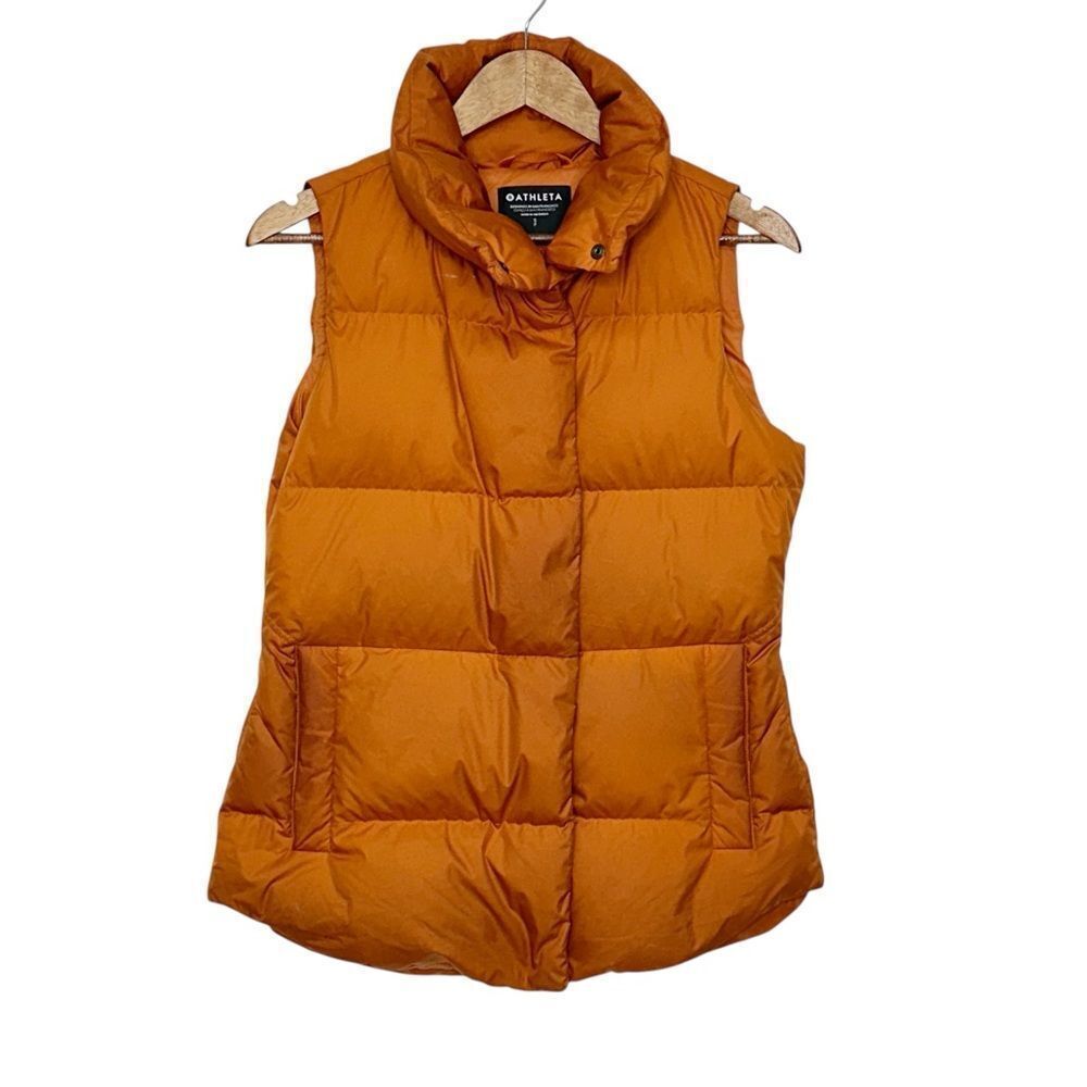 Athleta Downtown Vest Orange Size Small